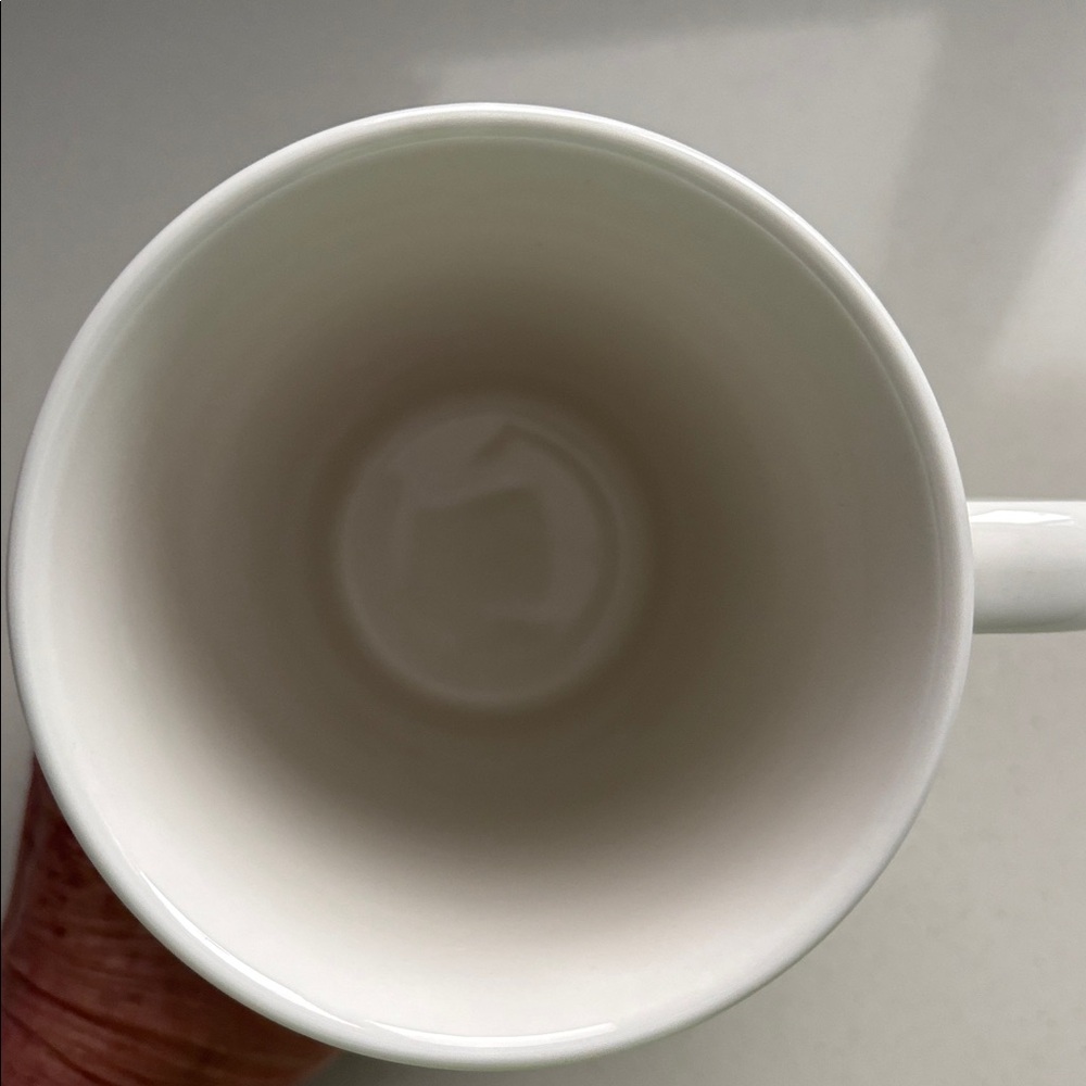 Starbucks VENTI 20 PUNCES White Mug with Red Accents - Picture 5 of 5